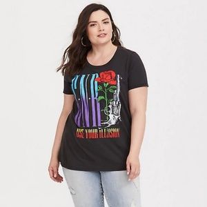 Torrid Guns N Roses graphic tee size 4